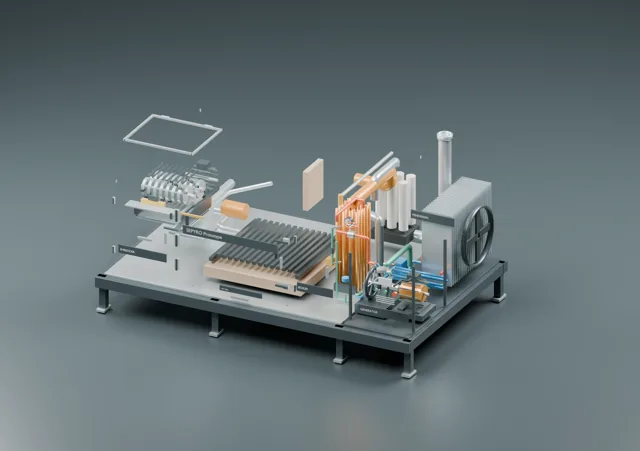 SEPYRO — Components inside the cabinet